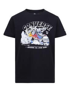 Converse flaming chuck mobile ss tee BLACK