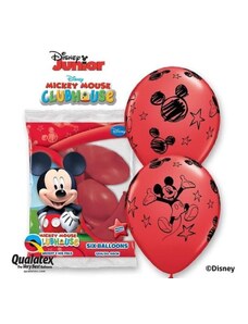 GODAN Balónky myšák - Mickey Mouse 30 cm - 6 ks