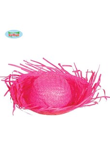 GUIRCA Slaměný klobouk - slamák - růžový