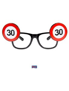 FOLAT Párty brýle narozeniny dopravní značka - 30 let
