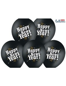 PARTYDECO HAPPY NEW YEAR ! balónky 30cm - Silvestr - 1 ks