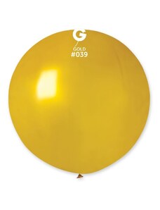 SMART Balón latex metalický 80 cm - zlatý 1 ks