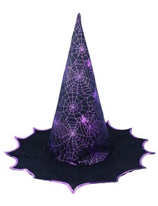 RAPPA Klobouk čarodějnice - čaroděj - fialový - dospělý - Halloween