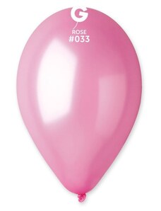SMART Balonky metalické 100 ks růžové - průměr 30 cm