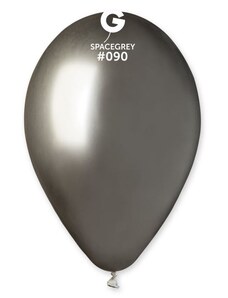 SMART Balónek chromovaný 1 KS lesklý vesmírně šedý - průměr 33 cm