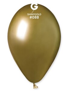 SMART Balónek chromovaný 1 KS lesklý zlatý - průměr 33 cm