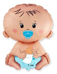 FLEXMETAL Balón foliový Miminko - chlapeček - kluk - Baby shower - 60 cm