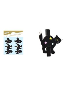 MFP Paper s.r.o. kolíček dřevěný halloween kočka 6ks/4,8cm XC20181007 8885857