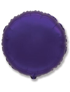 FLEXMETAL Balón foliový 45 cm Kulatý fialový
