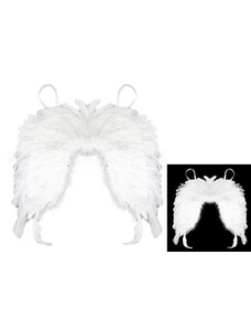 RAPPA Křídla andělská s peřím - rozpětí 45 cm - dětská - vánoce - ANGEL WINGS