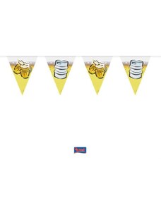 FOLAT Girlanda vlajky PVC Beer party 10m - Oktoberfest / Pivo