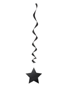 UNIQUE Dekorace Hvězda 91 cm 3 ks černá - vánoce