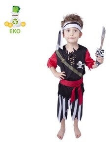 RAPPA Dětský kostým Pirát s šátkem vel.(S) EKO