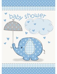 UNIQUE Pozvánky "Baby shower" Těhotenský večírek - Kluk / Boy 8 ks