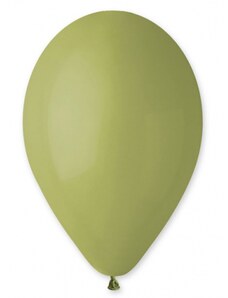 GODAN Balonky 1 ks Olivově zelený - 26 cm pastelové
