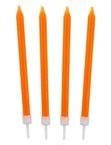 GODAN Narozeninové svíčky 8,6 cm 10 ks oranžové