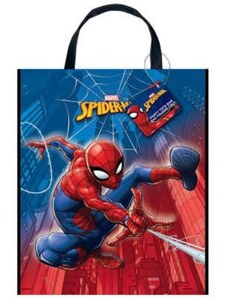 UNIQUE Dárková taška SPIDERMAN - plastová 28 x 33,5 cm