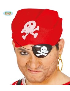 GUIRCA Sada pirát - šátek, náušnice a páska na oko - 3 ks - unisex