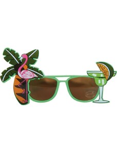 FOLAT Párty brýle Havaj koktejl zelené - Hawaii