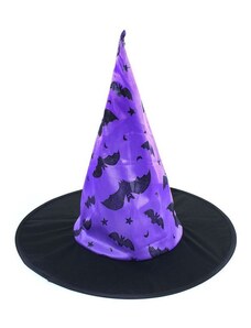 RAPPA Dětský klobouk čarodějnice - čaroděj - Halloween