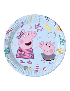 GODAN Papírové talíře prasátko Peppa "Peppa Pig", 23 cm, 8 ks