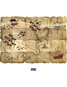 FOLAT Pirátská mapa k pokladu