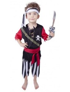 RAPPA karnevalový kostým pirát s šátkem vel.M