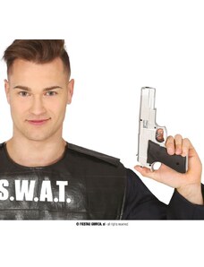 GUIRCA Policejní stříbrná pistole - puška - 21 cm