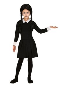 GUIRCA Dětský kostým Wednesday - Addamsova rodina - Halloween - vel.5-6 let