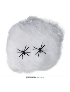 GUIRCA Pavučina bílá 20g + 2 pavouci - Halloween