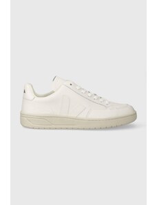 Kožené sneakers boty Veja V-12 bílá barva, XD0202297B