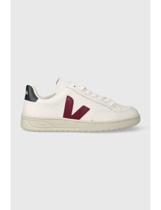 Kožené sneakers boty Veja V-12 bílá barva, XD0201955B