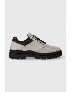 Kožené sneakers boty Filling Pieces Mountain Trail šedá barva, 64328991108