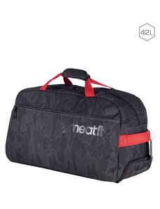 Cestovní taška Meatfly Gail, Morph černá 42 L