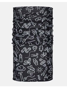 Multifunkční šátek Kilpi DARLIN-U Černá - bílá