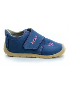 boty Fare 5012252 modré s růžovou (bare)