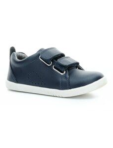 boty Bobux Grass Court Switch Navy on white (Red + Silver)