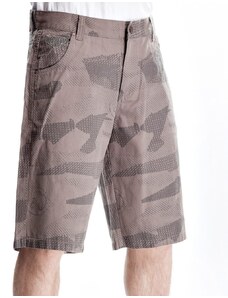 Meatfly kraťasy Bobber 16 Shorts C-Light Grey Camo | Šedá