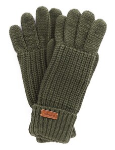 Barbour Saltburn Knitted Gloves — Olive