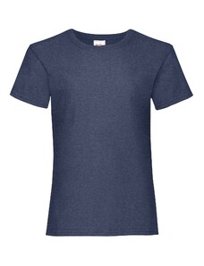 Navy Girls' T-shirt Valueweight Fruit of the Loom