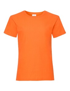 Orange Girls' T-shirt Valueweight Fruit of the Loom