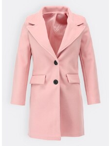 MODOVO Dámský kabát světle růžový