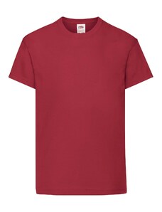 Red T-shirt for Kids Original Fruit of the Loom