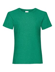 Valueweight Fruit of the Loom Girls' Green T-shirt