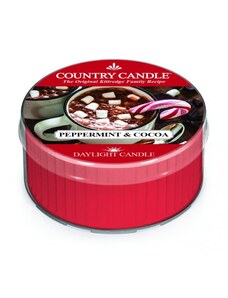 Country Candle Vonná Svíčka Peppermint & Cocoa, 35 g