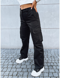 BASIC Černé cargo kalhoty SAFRI Černá
