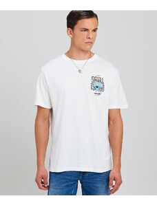 RetroJeans NASAL T-SHIRT, OFFWHITE