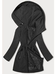 S'WEST Černá dámská bunda s kapucí (B8217-1)