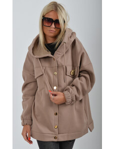 Enjoy Style Béžový mikinový kabátek ES1258