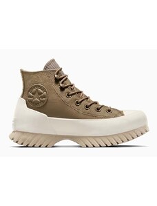 Kecky Converse Chuck Taylor All Star Lugged Winter 2.0 zelená barva, A04634C